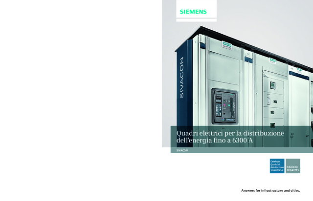 Catalogo Quadri di distribuzione SIVACON S4