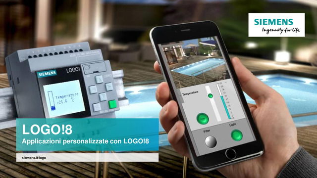Applicazioni personalizzate con LOGO!8 - presentazione webinar