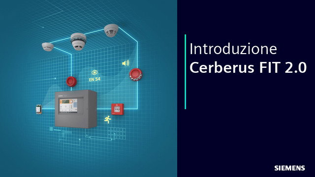 Presentazione del webinar "Cerberus Fit: la protezione antincendio completa per gli edifici di piccole e medie dimensioni"