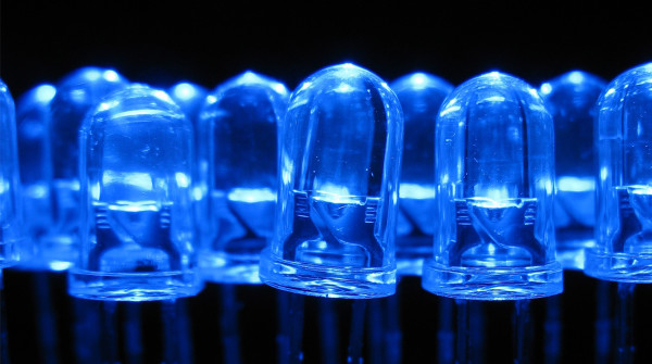 luce led blu