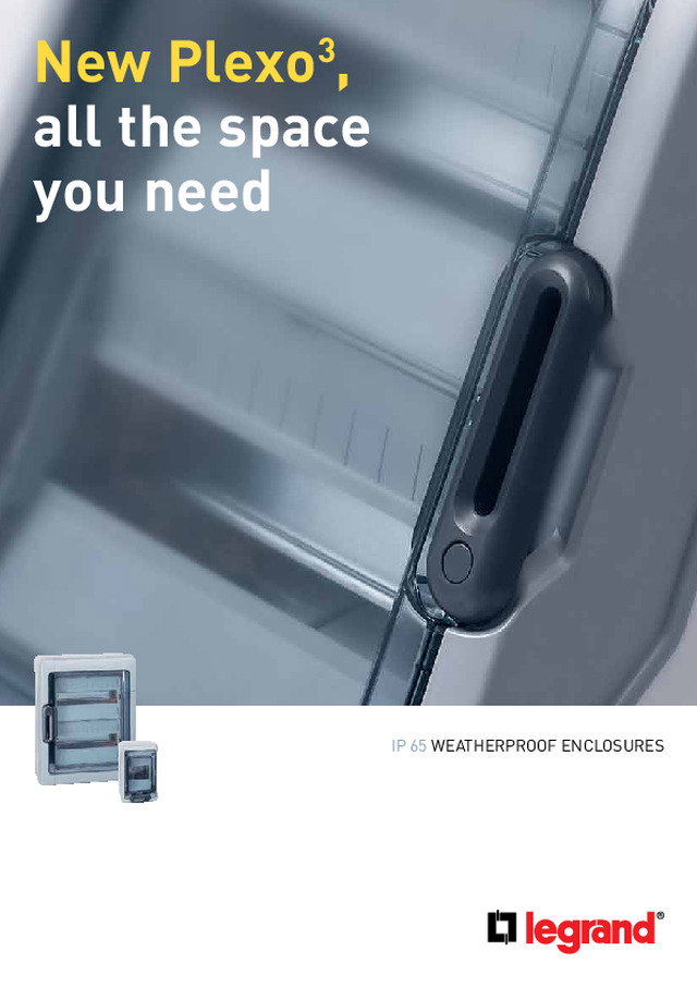 Legrand Weatherproof Plexo Enclosures