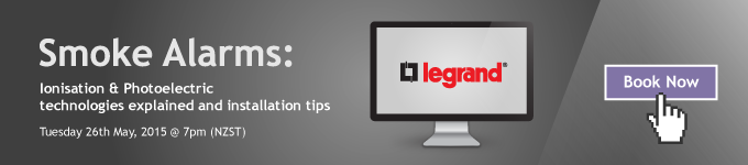 Legrand Smoke Alarms upcoming webinar