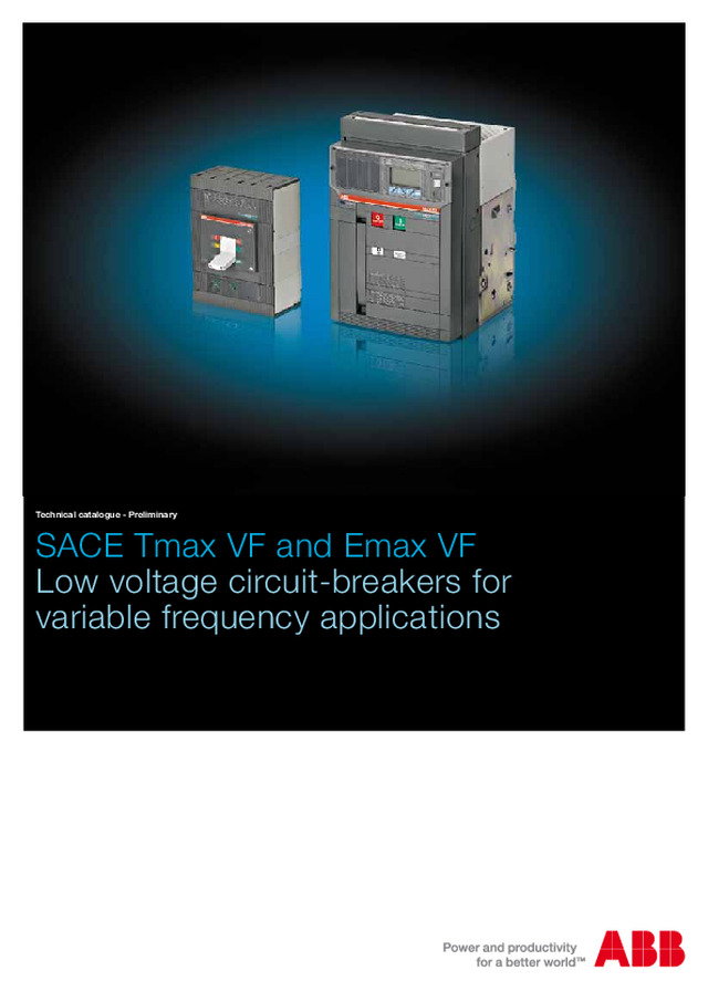 Tmax VF e Emax VF - Corte-cuircuitos de BT para aplicações de frequência variável
