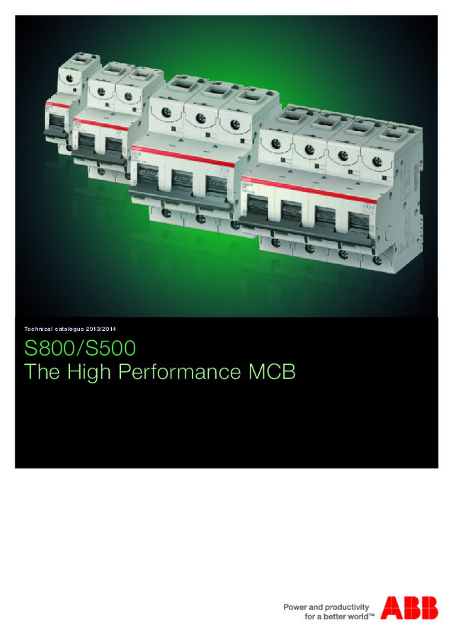 Catálogo técnico S800/S500