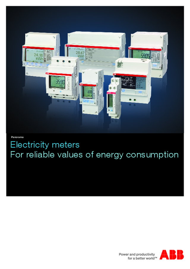 Electricity for reliable values of energy consumption