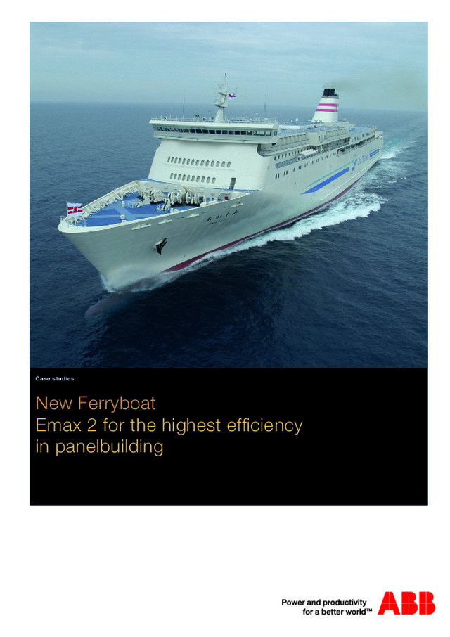 Estudo de caso | New Ferryboat Emax 2 for the highest efficiency in panelbuilding (EN)