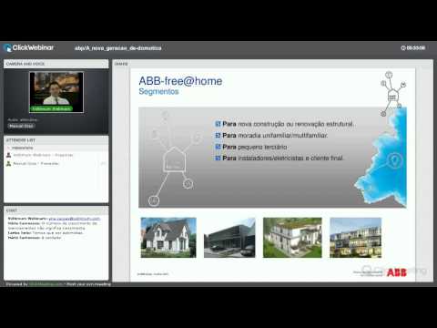 Vídeo webinário ABB-free@home® | Tornando a domótica mais fácil que nunca