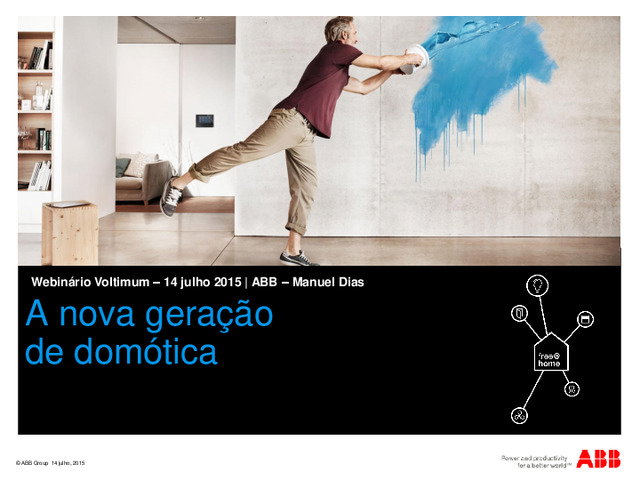 Apresentação Webinário | ABB-free@home® | Tornando a domótica mais fácil que nunca