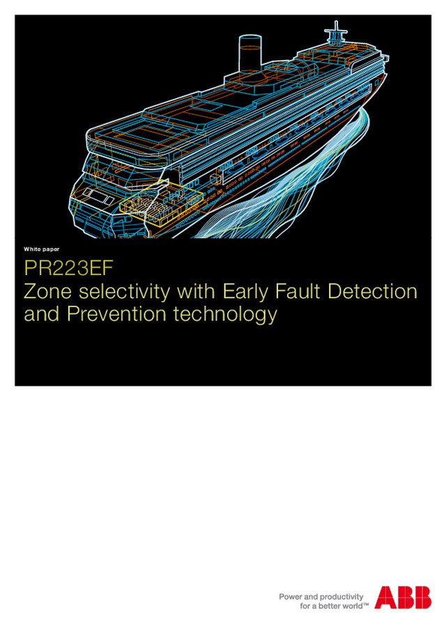 PR223EF - Selectividade de zona com detecção de falha de corrente e tecnologia preventiva