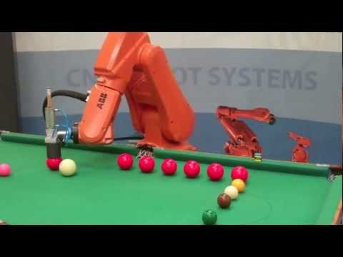 O robot ABB que joga snooker como profissionais!