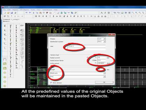 Tutorial de DOC Electrical Calculation Module – Lição 1.6: Comandos Inteligentes para Modificar os Esquemas (EN)