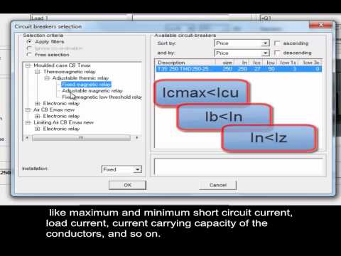 Tutorial de DOC Electrical Calculation Module – Lição 1.8: Alteração de Selecções Automáticas (EN)