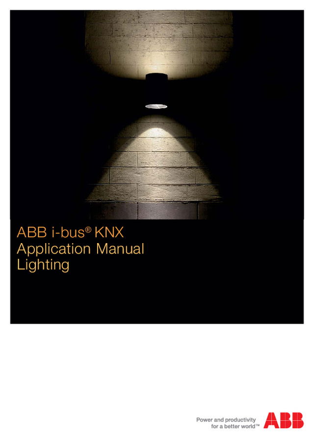Manual de aplicação de iluminação KNX ABB i-bus® nos edifícios (EN)