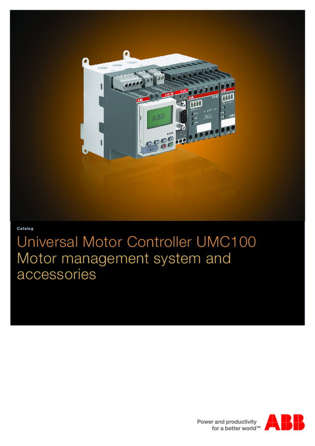 Catálogo UMC100 – Sistema de gestão de motores