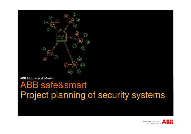 ABB safe & smart: Guia de Planeamento do Projecto de Sistemas de Segurança