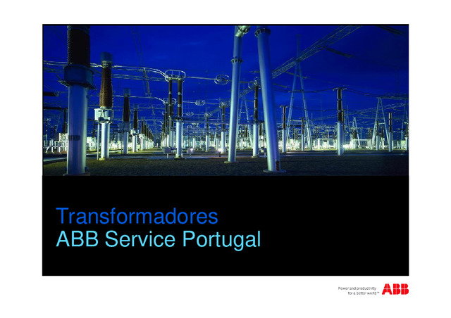 Transformadores ABB Service Portugal