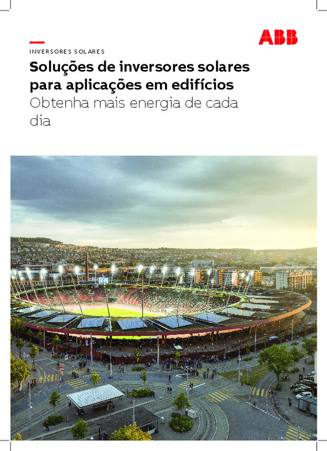 Soluções de inversores solares para aplicações em edifícios