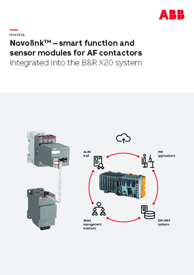NovolinkTM – smart function and sensor modules for AF contactors