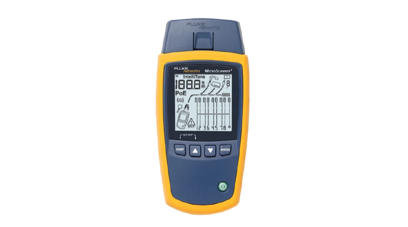 Verificador de Cabos MicroScanner™ PoE