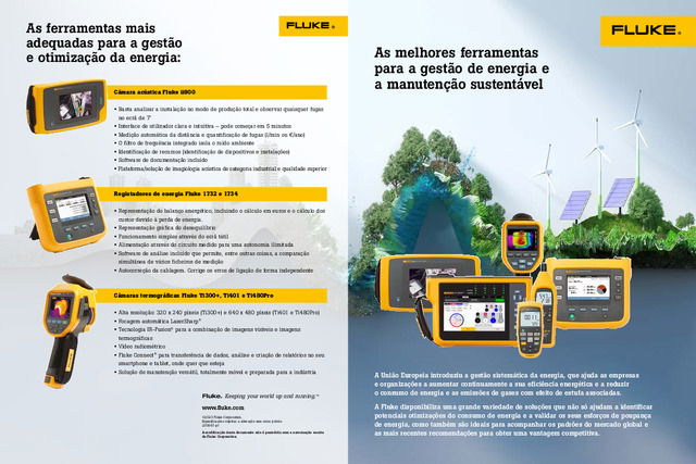 Ferramentas de Gestão de Energia - Fluke
