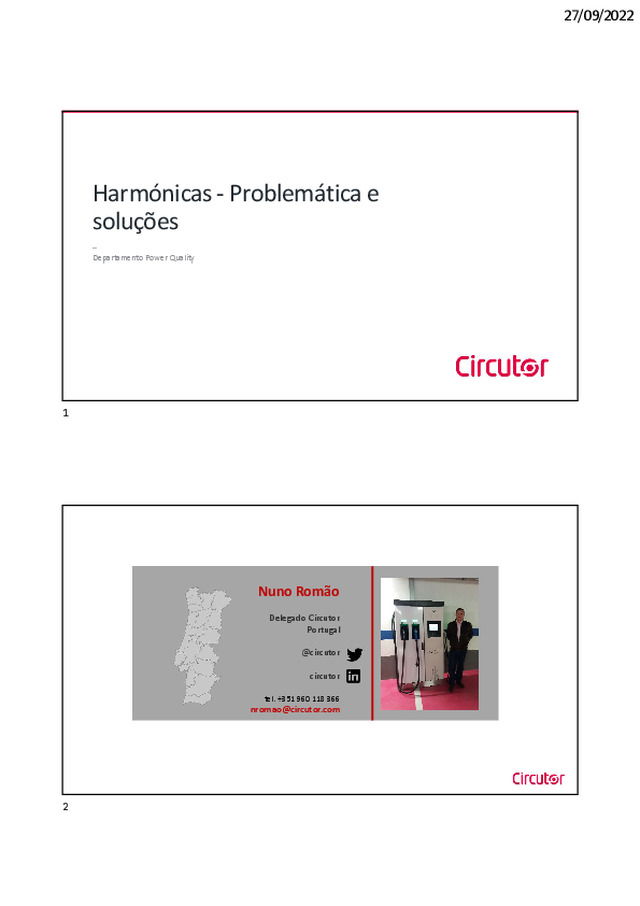 Problemas na indústria: Harmónicas e proteção diferencial