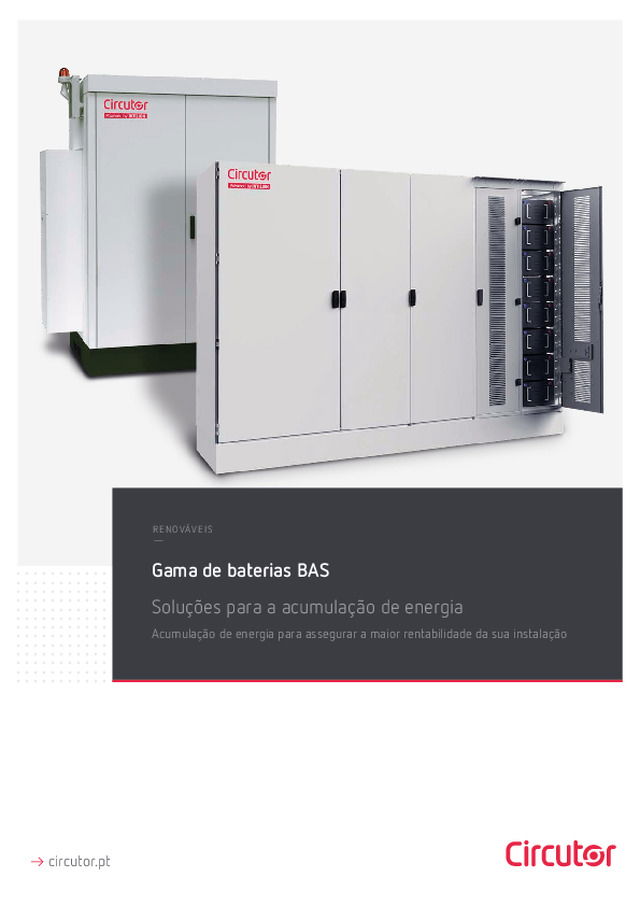Gama de baterias BAS