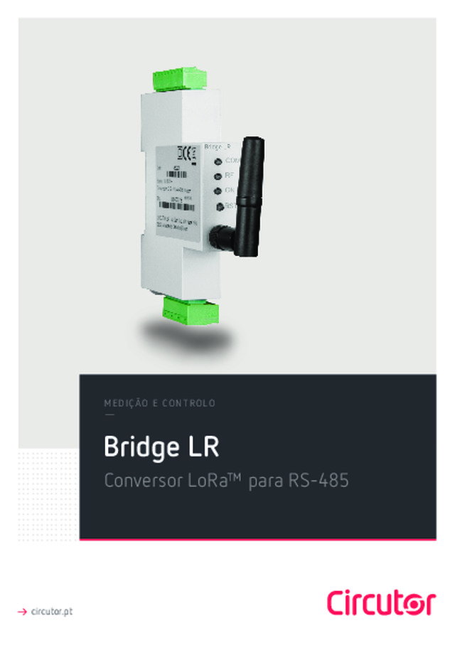 Medição e Controlo - Bridge LR - Conversor LoRa™ para RS-485