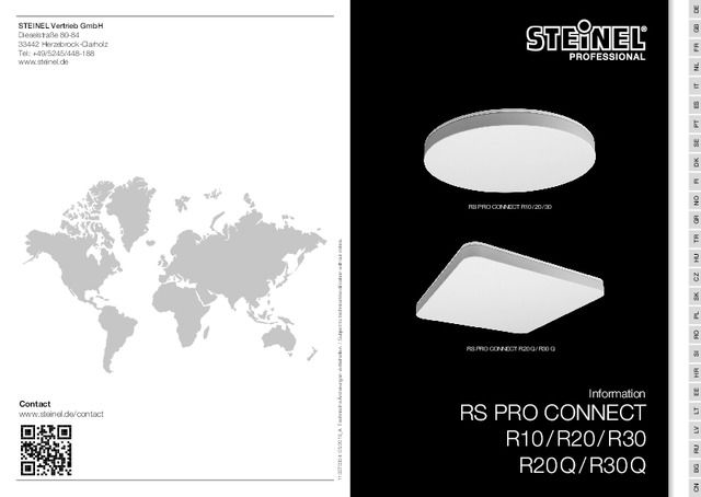 RS PRO CONNECT R10 / R20 / R30 R20 Q / R30 Q