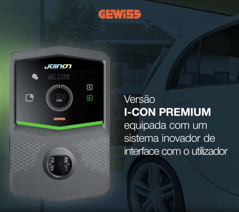 Versão I-CON Premium equipada com um sistema inovador de interface com o utilizador