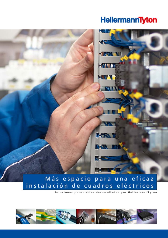 Catálogo para instalações eléctricas da Hellermann Tyton