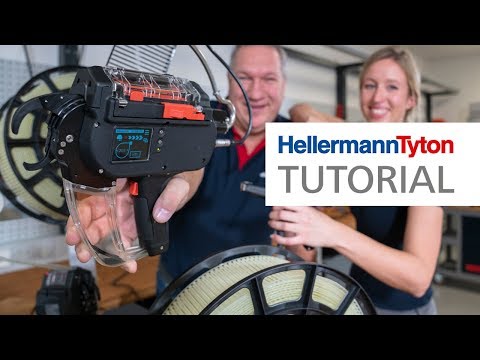 Aplicação de abraçadeiras Autotool 2000CPK da HellermannTyton