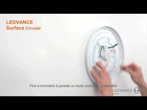 Saiba como instalar as luminárias Surface Circular da LEDVANCE