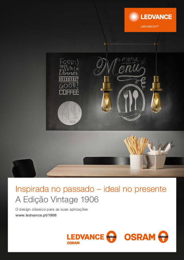 Edição vintage 1906 da LEDVANCE