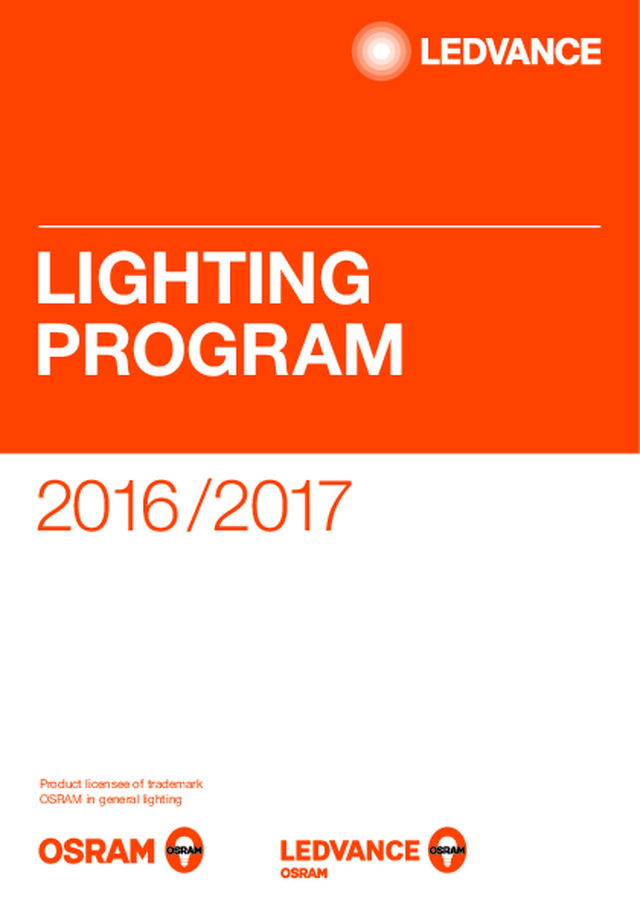 Ledvance Lighting Program 2016-17