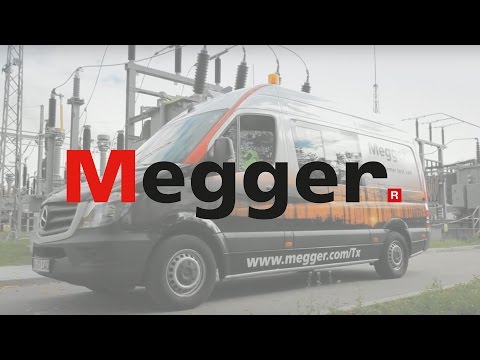 Veículo para medição de transformadores da Megger (ES)