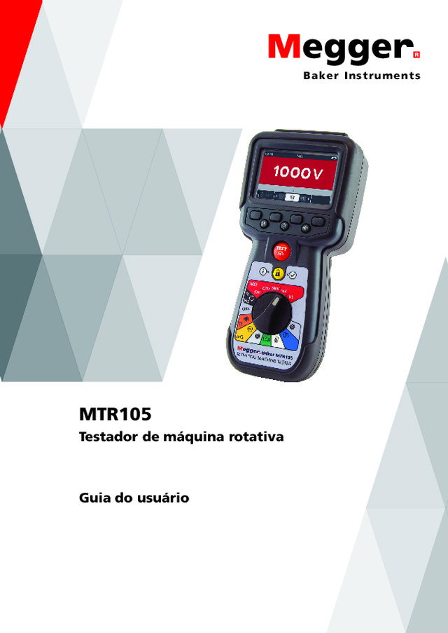 MTR105: Testador de máquina rotativa