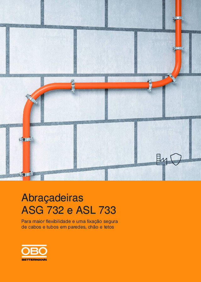 Abraçadeiras ASG 732 e ASL 733 Obo Bettermann