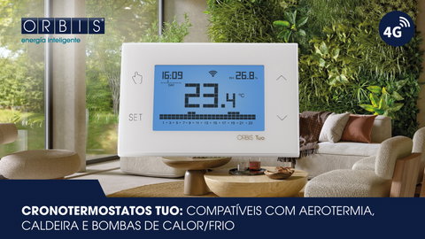 Inovação no domínio da domótica: Os cronóstatos ORBIS TUO integram a IoT para um controlo energético eficiente
