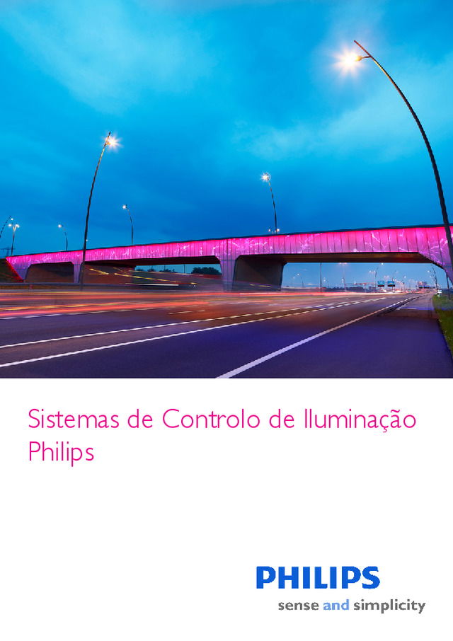 Sistemas de controlo de iluminação Philips