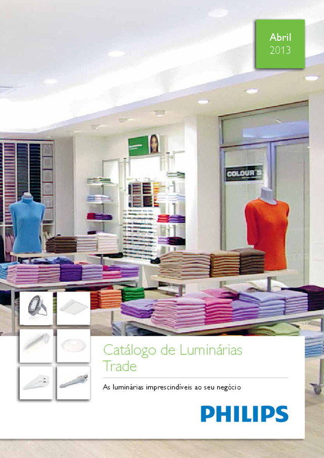 Catálogo de luminárias trade