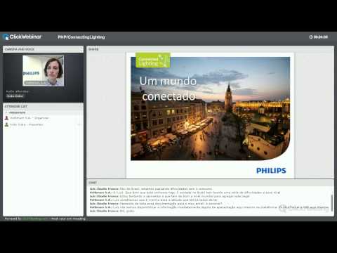 Webinário: Philips "Connected lighting" - A luz como um meio de comunicação