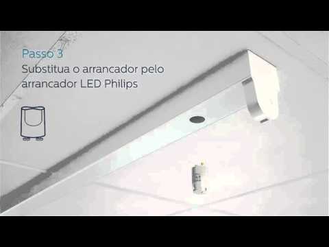 Guia de instalação de tubos Philips MASTER LED com balastro electromagnético (EM)