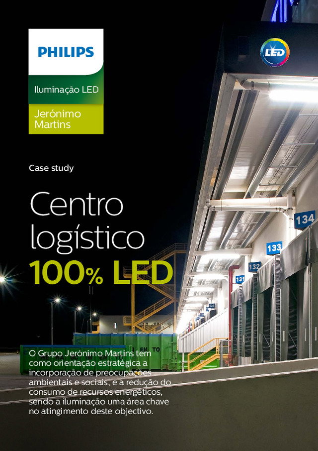 Centro logístico 100% LED — Case study
