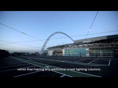 Solução de iluminação FreeStreet para parque de estacionamento no Wembley Park, em Londres