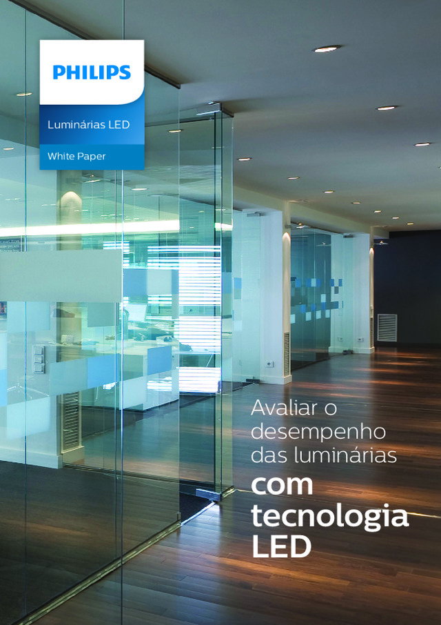 Avaliar o desempenho das luminárias com tecnologia LED