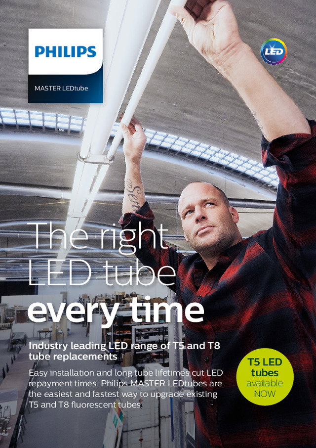Brochura de selecção de tubos LED T5 e T8