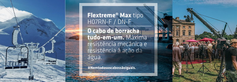Flextreme Max H07RN-F/DN-F, o cabo de borracha tudo-em-um