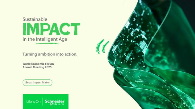 Schneider Electric defende maior adoção de tecnologia sustentável antes da Reunião Anual do Fórum Económico Mundial em Davos