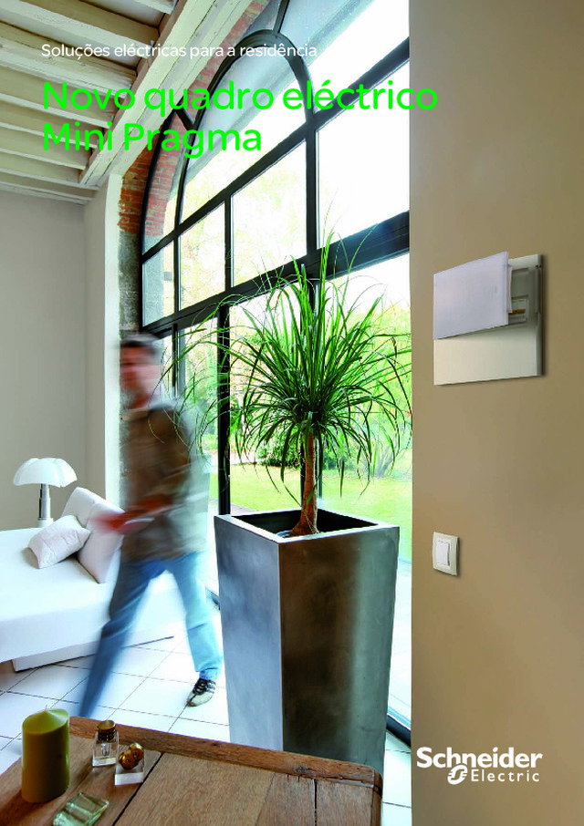 Soluções eléctricas para a residência - Novo quadro eléctrico mini pragma