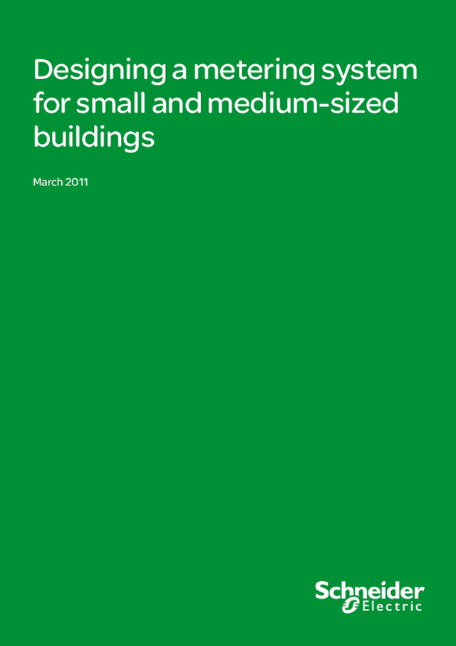 Designing a metering system for small and medium-sized buildings (EN)